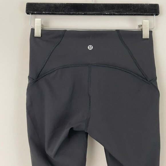 Lululemon Train Times 7/8 Pant Mesh Black Leggings Size 6 - Picture 7 of 7